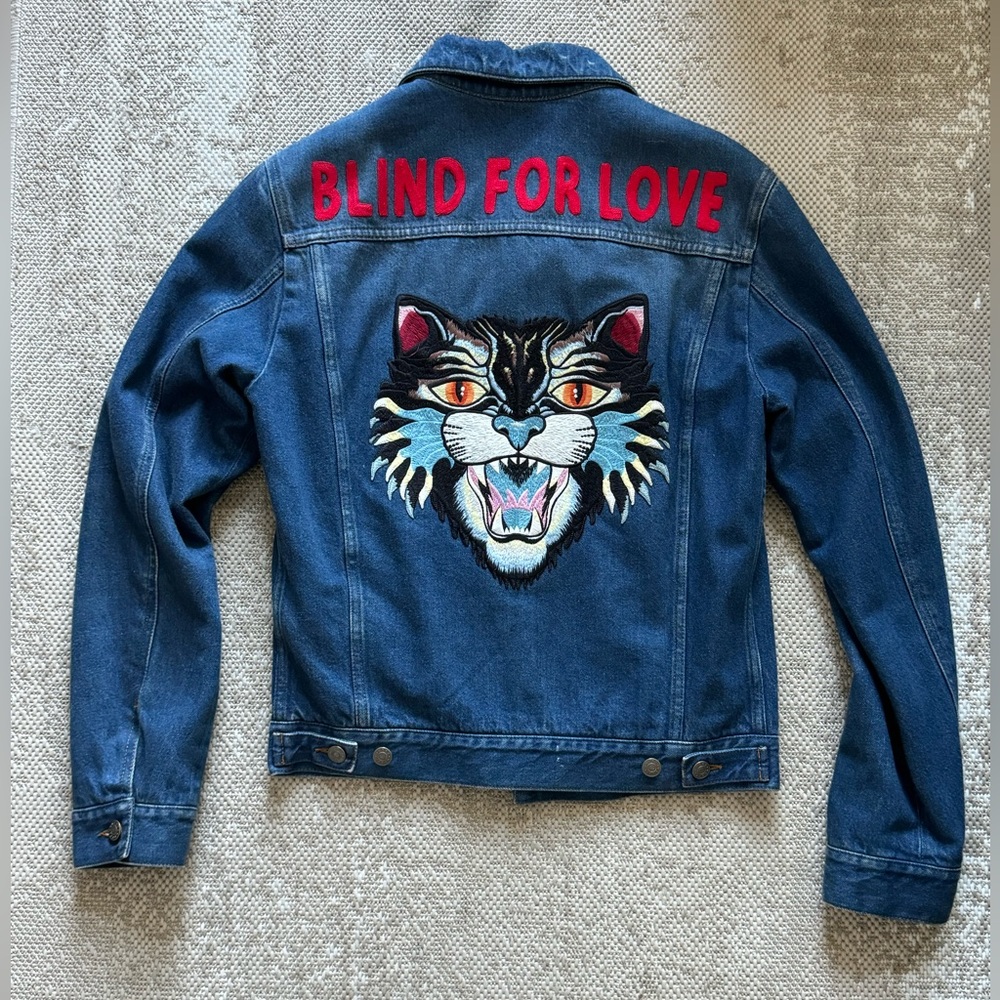 GUCCI denim jacket size 46IT